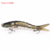 Original Fishing Lure Eight Segment Trout Fish