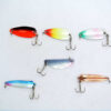 Metal Sheetmetal Lures Set 30x Spinnerbait Fishing Hard Lure Pike Salmon Bass Card 2 Fish Bait Hook Fishing Tackle spinners