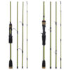 4 section fishing rod road sub rod short section carbon portable plug fishing rod