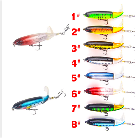 2715922899736.png Road Sub-bait Propeller Tractor Hard Bait Floating Water Pencil Lure Bait