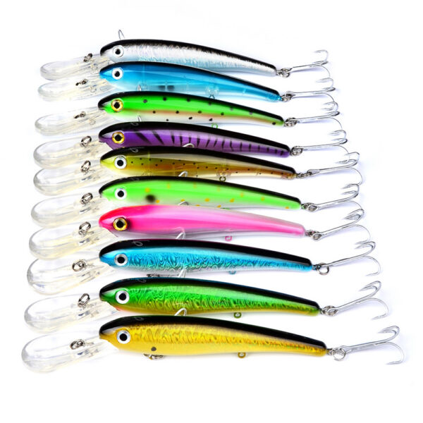 414407422665.jpg 20CM Glossy Lures Mino Fishing Bait Plastic Hard Bait