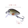 4428557412226.jpg Mini Crankbait fishing lures 2.7CM 1.5G bait boxed Set